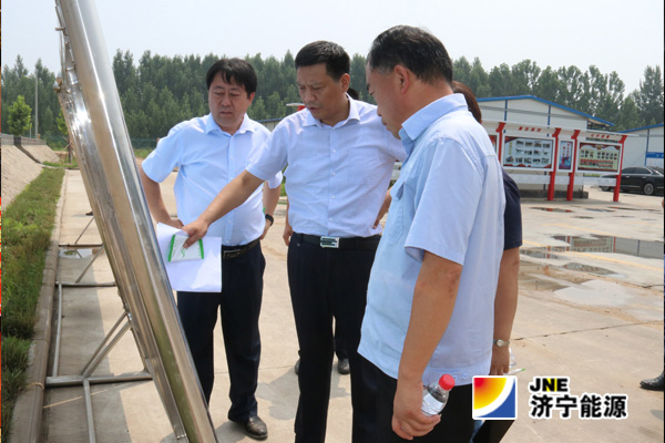 张广宇、闵维到济矿物流公司施工现场检查指导工作