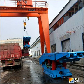 金源煤矿首台ZZ5200/17/35支架安全落地