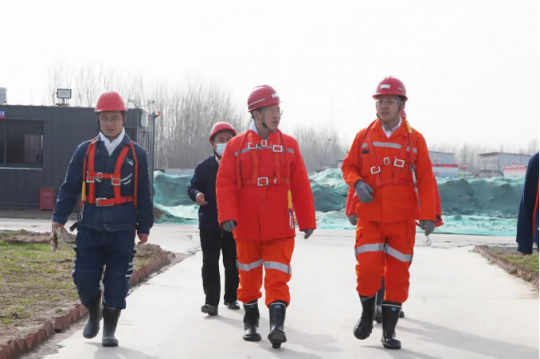 王崇景到阳城技改项目调研指导工作