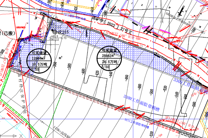 1674003756226679.png 1200多米的3309工作面轨道顺槽拐弯13次,预计多回收煤炭资源37万吨,彻底颠覆了原来顺槽中规中矩平行布置的“设计思维瓶颈”.png