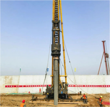 节点突破！新能源船舶制造项目码头工程PHC管桩首桩顺利实施