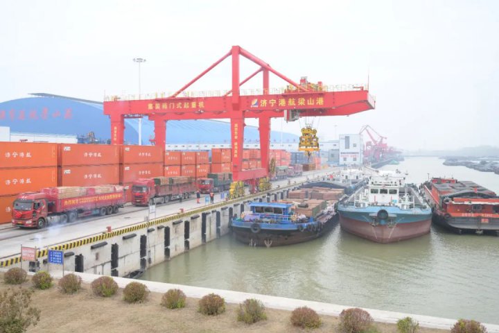 新节点！梁山港木材业务正式启动