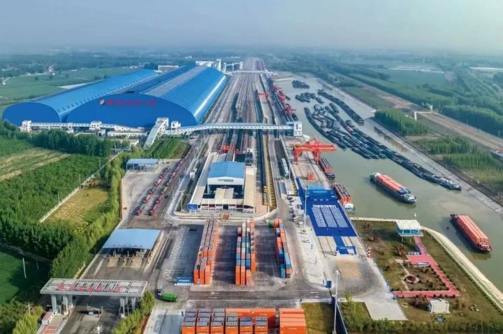 激活千年运河的澎湃动能！梁山港迎来公铁水多式联运通航四周年