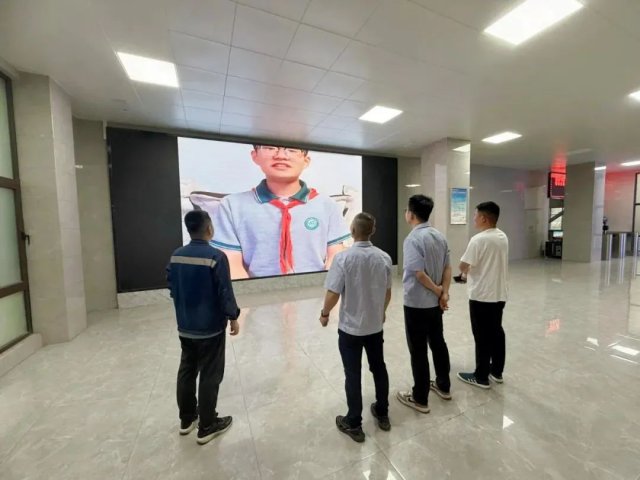 阳城二号井亲情视频循环播，安全嘱托入人心