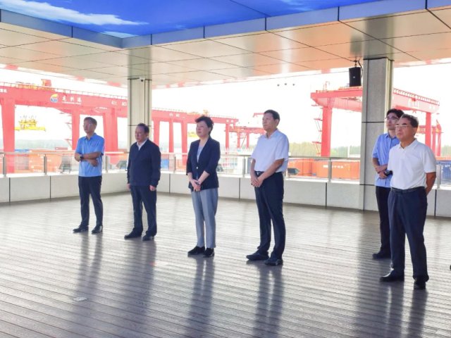 霍媛媛到济宁能源集团调研港航高质量发展情况